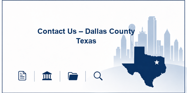 Contact Us – Dallas County Texas